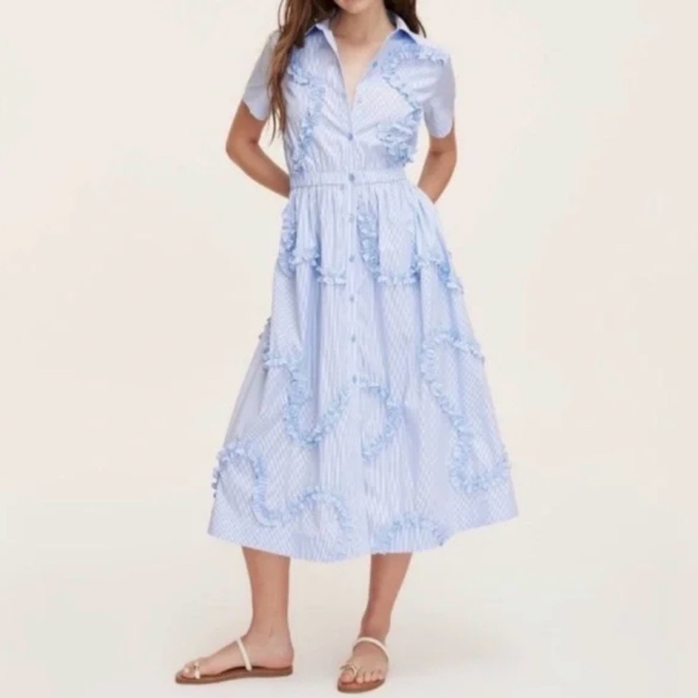 NWT! Kate Spade x Target Ribbon Short Sleeve Midi Shirtdress in Stripe